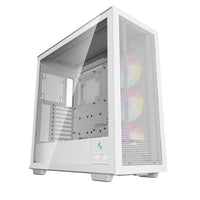 DeepCool Morpheus Case, Gaming, White, Full Tower, 4 x USB 3.0 / 1 x USB Type-C, Tempered Glass Side Window Panel, 1x 420mm ARGB side fan, Mini-ITX / M-ATX / ATX / E-ATX