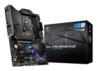 MSI MPG Z490 GAMING PLUS Motherboard 'ATX, LGA1200, DDR4, LAN, USB 3.2 Gen2, Type C, M.2, DisplayPort, HDMI, Pre-installed I/O Shield, RGB Mystic Light, Gen 4 Ready, 10th Gen Intel Core'