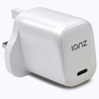 IONZ 20W GaN USB-C Charger | Fast Charging | UK Plug
