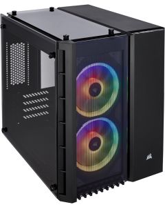 Corsair 280X Mid-Tower Black Case | Includes 2x Corsair LL120 RGB Fans