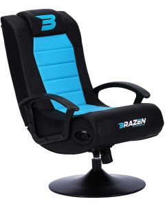 BraZen Stag 2.1 Bluetooth Surround Sound Gaming Chairs for Kids Blue