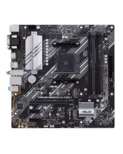 Asus PRIME B550M-A WIFI II  AMD B550  AM4  Micro ATX  4 DDR4  VGA  DVI  HDMI  Wi-Fi  PCIe4  2x M.2