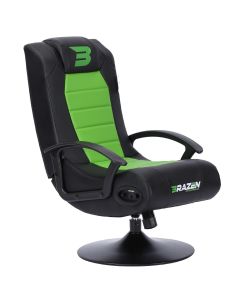 BraZen Stag 2.1 Bluetooth Surround Sound Gaming Chairs for Kids Green