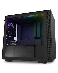 NZXT H210i Mini-ITX Case with Lighting and Fan control - Black