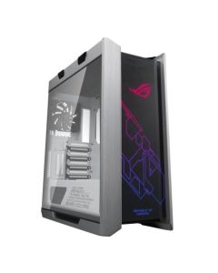 Asus ROG Strix Helios RGB White Gaming Case w/ Tempered Glass Windows, E-ATX, GPU Braces, USB-C, Fan/RGB Controls, Carry Handles