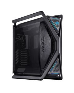 Asus ROG Hyperion GR701 Gaming Case w/ Glass Windows, E-ATX, 4x 14cm Fans, Dual 420mm Radiator Support, USB-C (60W FC), Fan Hub & Lighting Panel, Black