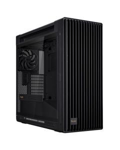 Asus ProArt PA602 Gaming Case w/ Glass Side, E-ATX, Front Grill, 2x 20cm Fans, IR Dust Indicator, USB-C 20Gps, Black