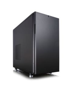 Fractal Design Define R5 (Black Solid) Silent Gaming Case  ATX  2 Fans  Fan Controller  Configurable Front Door  Ultra Silent Design