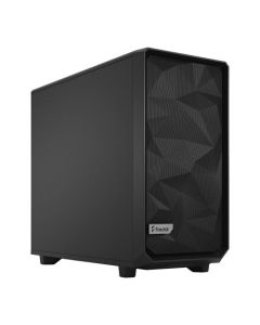 Fractal Design Meshify 2 (Black Solid) Gaming Case  E-ATX  Angular Mesh Front  3 Fans  Fan Hub  Detachable Front Filter  USB-C