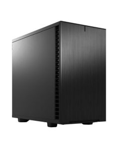 Fractal Design Define 7 Nano (Black Solid) Gaming Case  Mini ITX  2 Fans  Sound Dampening  Ventilated PSU Shroud  USB-C  306 mm GPU Support