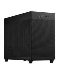 Asus Prime AP201 Gaming Case, Micro ATX, Quasi-Filter Mesh, USB-C, Tool-free Panels, 338mm GPU & 360mm Radiator Support, Black