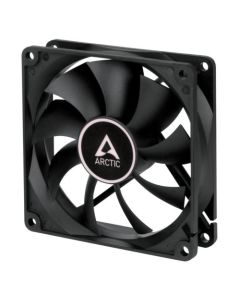 Arctic F9 9.2cm PWM PST Case Fan for Continuous Operation  Black  Dual Ball Bearing  150-1800 RPM