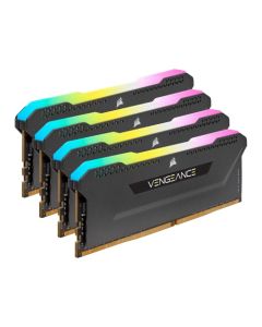 Corsair Vengeance RGB Pro SL 32GB Memory Kit (4 x 8GB), DDR4, 3600MHz (PC4-28800), CL18, XMP 2.0, Black