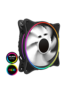 Mirage White Fins Rainbow RGB 5V Addressable 3pin Header & 3pin M/B