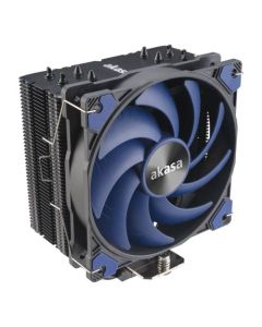 Akasa Alucia H4 Plus Heatsink & Fan  Intel & AMD Sockets  4-Heatpipe  12cm PWM Fan  Hydro Dynamic Bearing  185W TDP