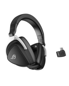 Asus ROG DELTA S Wireless Gaming Headset  Hi-Res  2.4 GHz/Bluetooth  AI Beamforming Mics w/ AI Noise Cancellation  PS5 Compatible