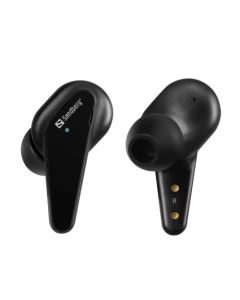 Sandberg Touch Pro Bluetooth Earbuds with Microphone  Touch Control  Charging Case & Carry Case Included  5 Year Warranty