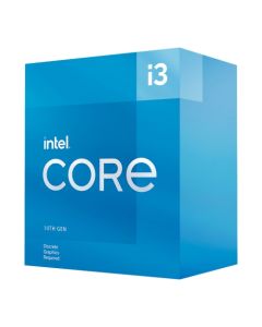 Intel Core I3-10105F CPU  1200  3.7 GHz (4.4 Turbo)  Quad Core  65W  14nm  6MB Cache  Comet Lake Refresh  No Graphics