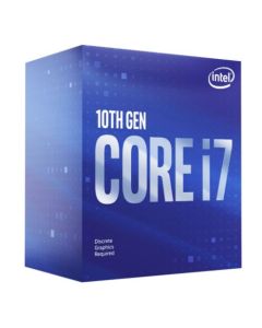 Intel Core I7-10700F CPU, 1200, 2.9 GHz (4.8 Turbo), 8-Core, 65W, 14nm, 16MB Cache, Comet Lake, No Graphics