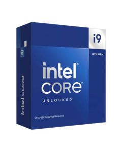 Intel Core i9-14900KF CPU, 1700, 3.2 GHz (6.0 Turbo), 24-Core, 125W (253W Turbo), 10nm, 36MB Cache, Overclockable, Raptor Lake Refresh, No Graphics, NO HEATSINK/FAN