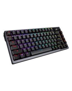 Asus ROG AZOTH Compact 75% Mechanical RGB Gaming Keyboard, Wireless/Btooth/USB, Hot-Swap ROG NX Red Switches, OLED Display, Control Knob, Mac Support