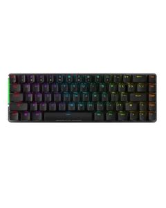 Asus ROG FALCHION NX RED Compact 65% Mechanical RGB Gaming Keyboard  Wireless/USB  ROG NX Red Switches  Per-key RGB Lighting  Touch Panel  450-hour Battery Life