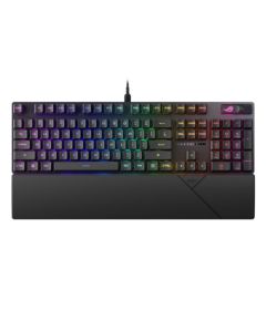 Asus ROG STRIX SCOPE II RX Red Mechanical RGB Gaming Keyboard, ROG RX Red Switches, IP57, Sound Dampening, PBT Keycaps, Intuitive Controls