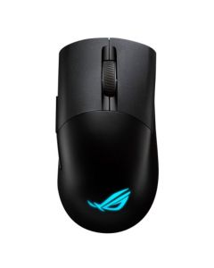 Asus ROG Keris AimPoint Wired/Wireless/Bluetooth Optical Gaming Mouse  36000 DPI  Swappable Switches  RGB  Mouse Grip Tape