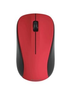 Hama MW-300 V2 Wireless Optical Mouse, 3 Buttons, USB Nano Receiver, Red