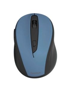 Hama MC-400 V2 Compact Wireless Optical Mouse, 6 Buttons, 800-1600 DPI, Black/Blue