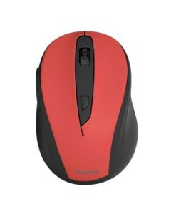 Hama MC-400 V2 Compact Wireless Optical Mouse, 6 Buttons, 800-1600 DPI, Black/Red