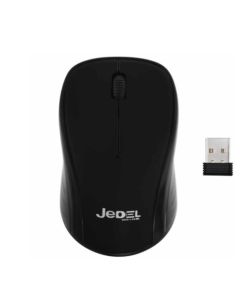 Jedel W920 Wireless Optical Mouse, 1600 DPI, Nano USB, 3 Buttons, Black