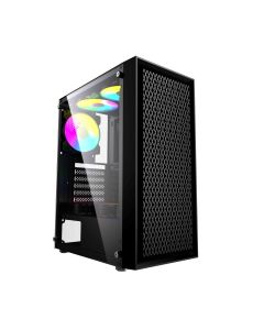 IONZ PC GAMING CASE M/ATX PERFORMANCE SERIES HIGH AIRFLOW WITH TEMPERED GLASS SIDES KZ29