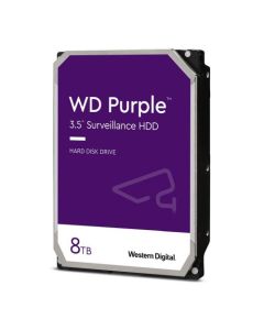 WD 3.5", 8TB, SATA3, Purple Surveillance Hard Drive, 7200RPM, 256MB Cache, OEM