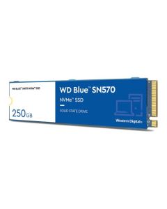 WD 250GB Blue SN570 M.2 NVMe SSD, M.2 2280, PCIe3, TLC NAND, R/W 3300/1200 MB/s, 190K/210K IOPS