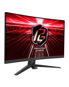 Asrock 27" Phantom Gaming FHD Curved Monitor (PG27F15RS1A)  1920 x 1080  1ms  2 HDMI  DP  240Hz  HDR 10  VESA