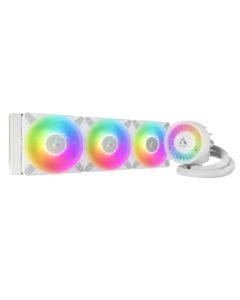 Arctic Liquid Freezer III A-RGB 360mm Liquid CPU Cooler, P12 PWM PST ARGB Fans & ARGB PWM Controlled Pump, White