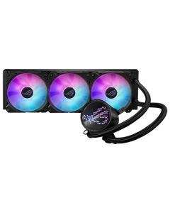 Asus ROG Ryuo III 360 ARGB 360mm Liquid CPU Cooler  8th Gen Asetek Pump  3 x ARGB Fans  Anime Matrix LED Display