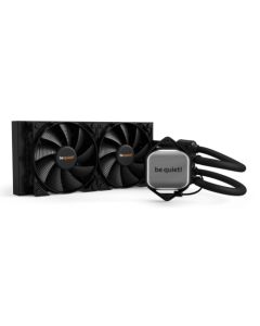 Be Quiet! Pure Loop 240mm Liquid CPU Cooler, 2 x 12cm Pure Wings 2 PWM Fans, White LED Lighting