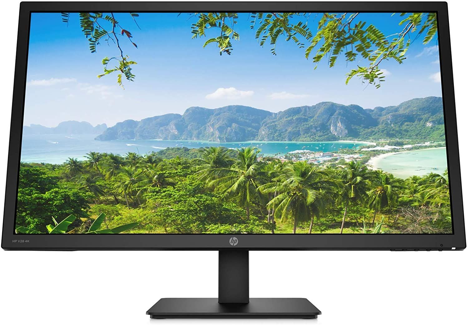 Buy HP v28 4k Monitor 28 Inch (2 HDMI, 1 DP) - Black