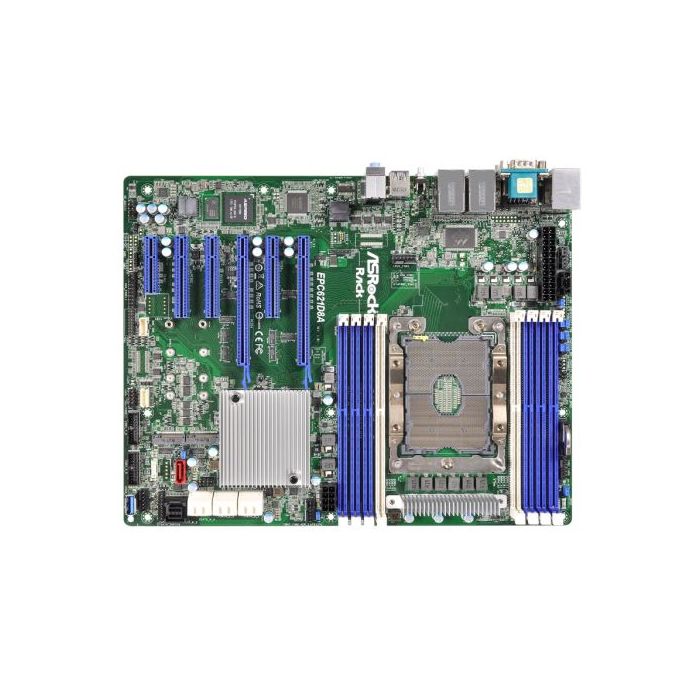 Asrock Rack EPC621D8A Server Board, Intel C621, S 3647, ATX, Supports  Scalable CPUs, VGA, 13 x SATA, Quad LAN, IPMI