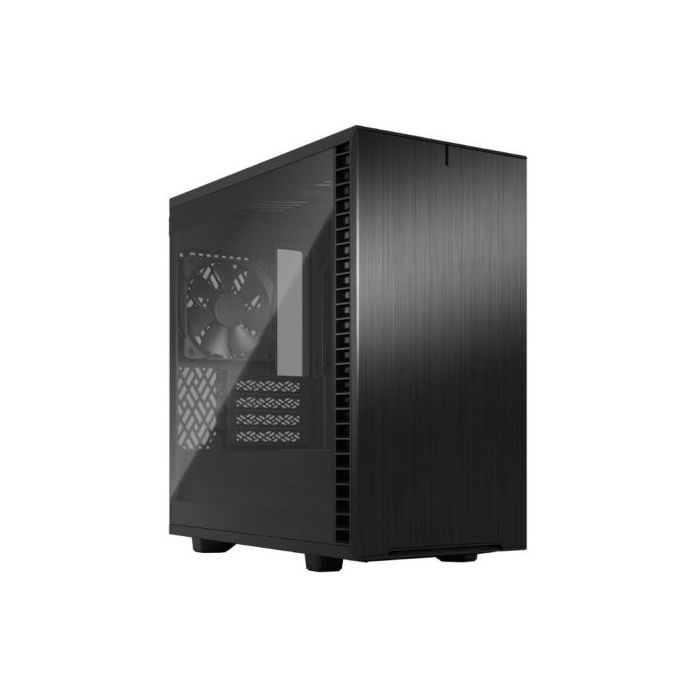 Fractal Design Define 7 Mini (Black TG) Gaming Case w/ Light Tint Glass  Window, Micro ATX, Sound Dampening, Ventilated PSU Shroud, USB-C, 331mm GPU  &